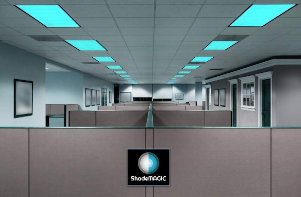 ShadeMAGIC Fluorescent Light Covers - Aqua Blue