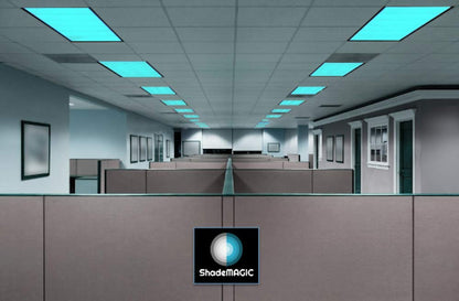 ShadeMAGIC Fluorescent Light Covers - Aqua Blue