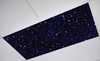 Starry Night Design - PVC Fluorescent Light Cover. Night Sky with Stars - 4 PACK