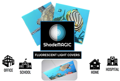 ShadeMAGIC Fluorescent Light Covers - Light Filter - Under the Sea